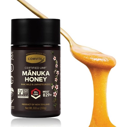하이웰 마누카 꿀 UMF 20+ 500g 3개 묶음 마누카꿀umf25 10 콤비타 마누카꿀 UMF 20+ MGO 829+ 뉴질랜드 마누카 브랜드 250g, 1개