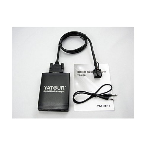Yatour Car Digital Music Changer USB SD Aux MP10 인터페이스 카 스테레오 블루투스 옵션 Ford1용 라디오, 1개