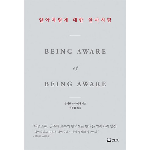 알아차림에 대한 알아차림 - 내면소통 김주환 교수의 번역으로 만나는 알아차림 명상, 퍼블리온