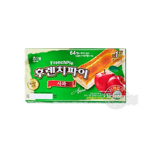 [대용량과자]해태 후렌치파이 사과 192gx5, F88-후렌치파이 사과 192gx5, 5개, 192g