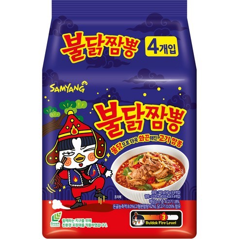 삼양 불닭짬뽕 140g, 16개