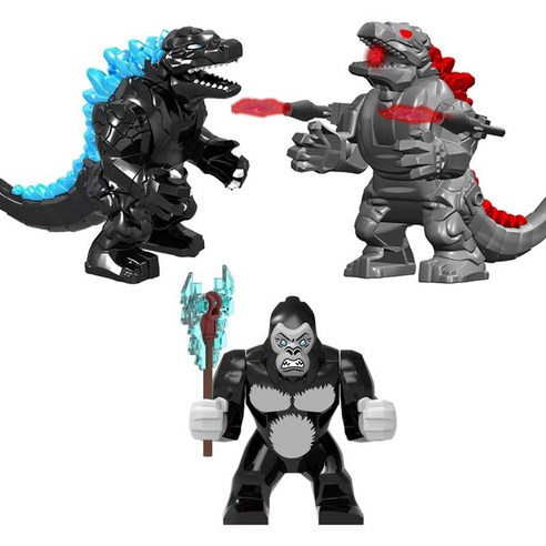 거대한 상상력을 현실로, 고질라 vs 킹콩 블록 MOC 세트 탐험 킹콩블럭