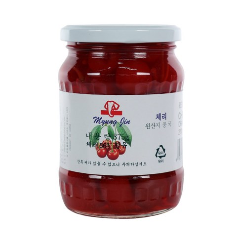 명진 꼭지있는 적체리 375g, 1개