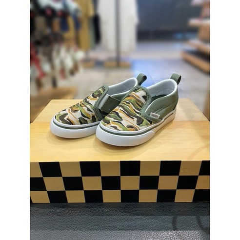 VANS 반스 토들러 페인티드 카모 Slip-on 슬립온 V 운동화 VN000UBSBGK