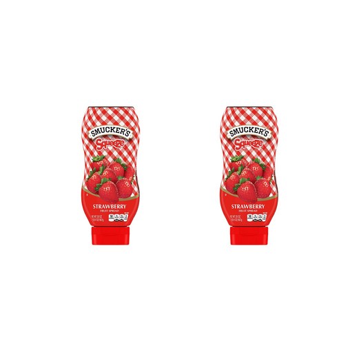 스머커즈 스퀴즈 딸기잼, 567g, 2개