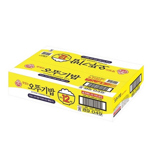 오뚜기 오뚜기밥 210g 12개 즉석밥