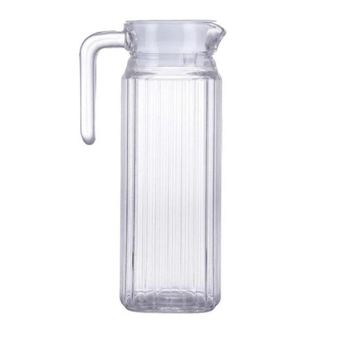 물 주전자 음료 용기 음료 용기 뚜껑이 있는 음료 용기, 다른 다른, 스트라이프 주전자 1100ml, 설명
