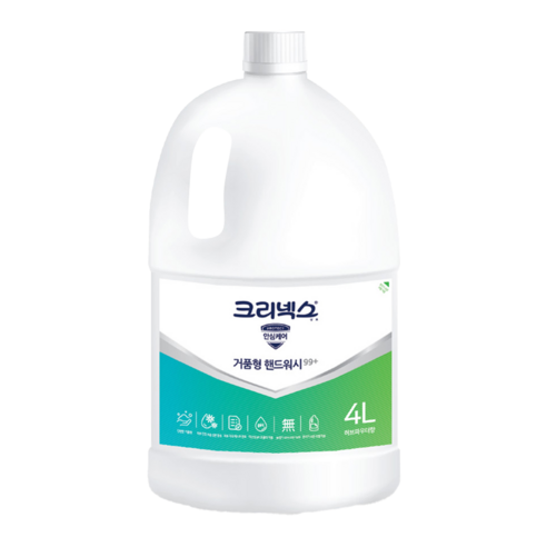 크리넥스 99+ 거품형 핸드워시 허브파우더향, 4L, 1개