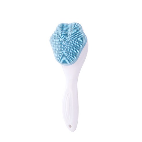 검빅스 고양이 발자국모양 3색 각1개 모공브러쉬 세트, 1개, 블루