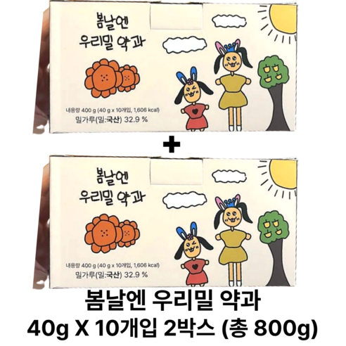 [정품] 봄날엔 우리밀 약과, 20개, 40g