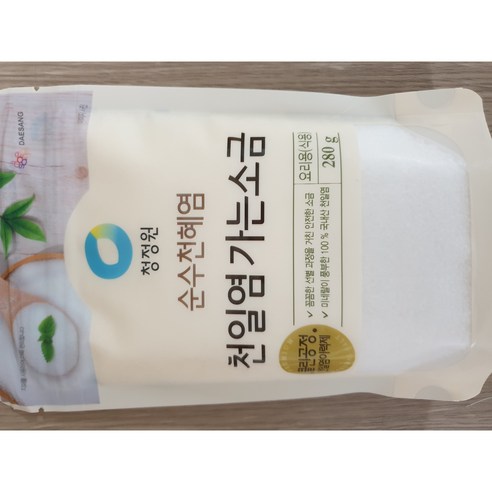 대상 청정원 천일염 가는소금, 280g, 1개  Best 5