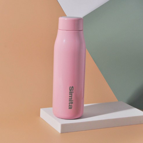 스마트 텀블러 스테인리스 멀티 컬러21.7*7cm, 핑크