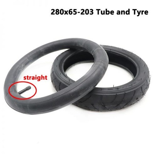 280X65-203 인치 타이어 유모차 푸시 체어 조거 전면 및 후면 타이어 내부 튜브, 5) tyre and tube S