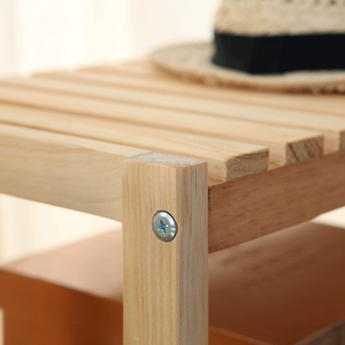 실용성과 스타일을 겸비한 리비니아 원목 신발장