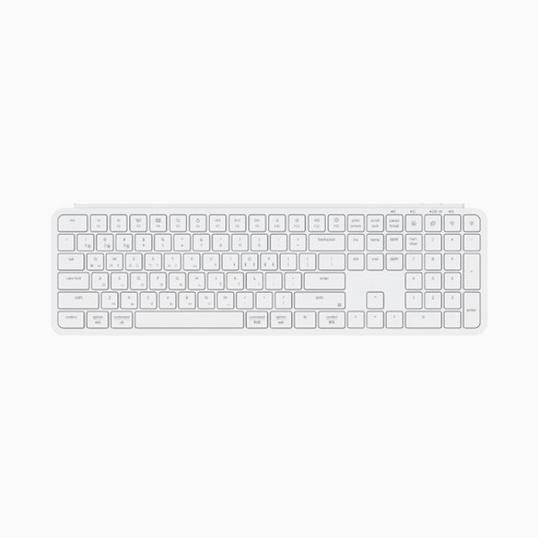 키크론 B6 화이트 4in1 블루투스 무선 슬림 키보드 풀배열 펜타그래프, 단품