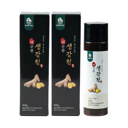 깐깐한푸드 더 진한 생강청, 2박스, 1개입, 600g