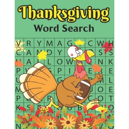 (영문도서) Thanksgiving Word Search: Gifts For Thanksgiving Day With Holiday Word Search Puzzle Books Fo... Paperback, Independently Published, English, 9798459808087