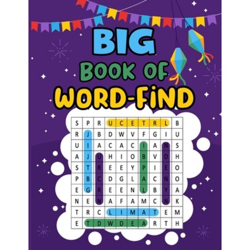 (영문도서) Big book of Word Find Paperback, Independently Published, English, 9798854470551