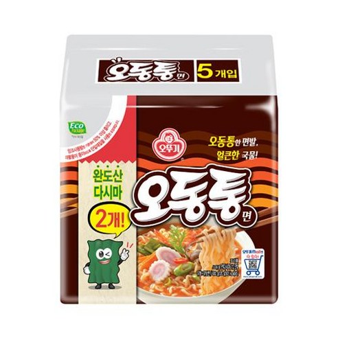 오뚜기 오동통면, 120g, 10개