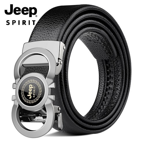 JEEP SPIRIT 100% 자동 소가죽 비지니스 캐주얼 벨트 BT0469 + 벨트선불박스 증정