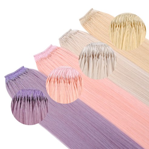 "인싸"되는 마법? 18인치 백금발 붙임머리 리얼 후기! 노팁붙임머리