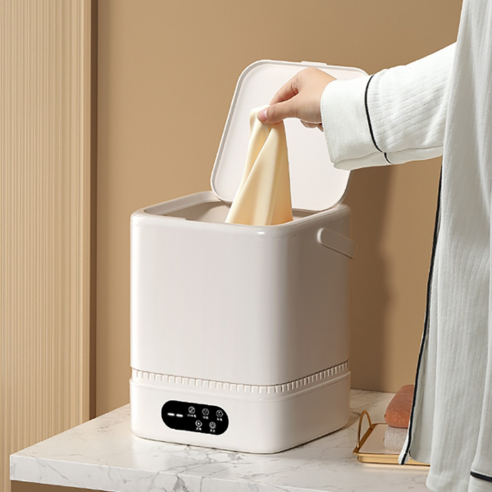 좁은 공간, 효율적인 세탁, 그로바루 소형세탁기