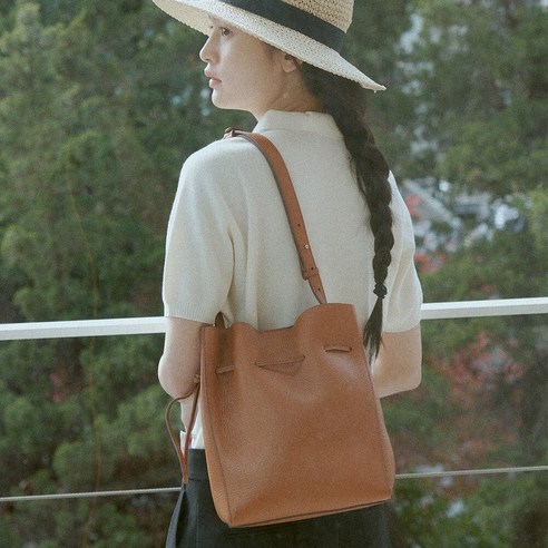 르아보네 [문정원 백진희 착용] ABONNE_JUDD bag_brown 아보네가방