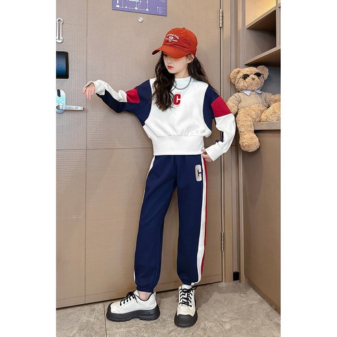 밀크봉봉 여아 봄 가을 아동복 상하세트: 편안함과 스타일의 조화