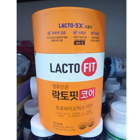 종근당 락토핏 코어 2g x 90포, 1개, 180g