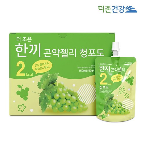 더존건강 한끼 곤약젤리 청포도 150g 10팩 1박스, 단품, 단품