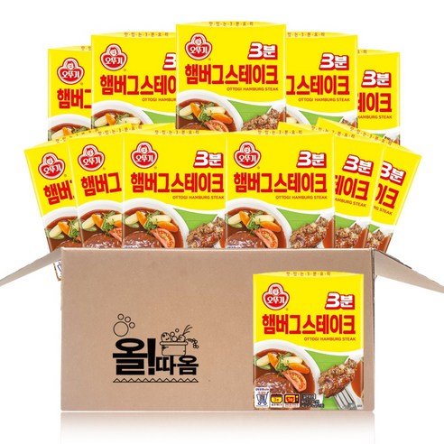 (올따옴) 오뚜기 3분 미트볼 150g 12입, 12개