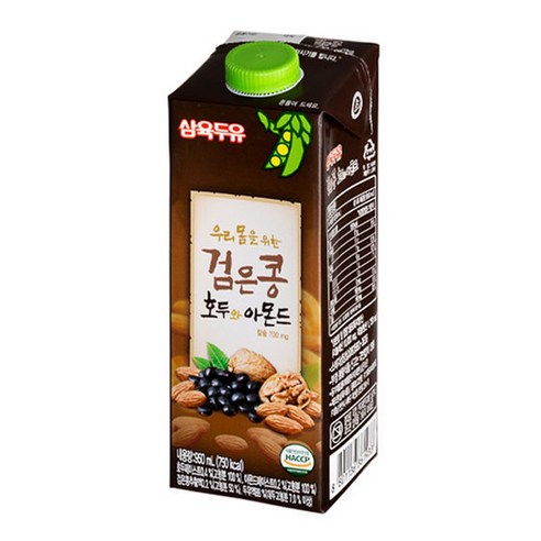 삼육두유 검은콩 호두와아몬드 950ml 12팩, 3개