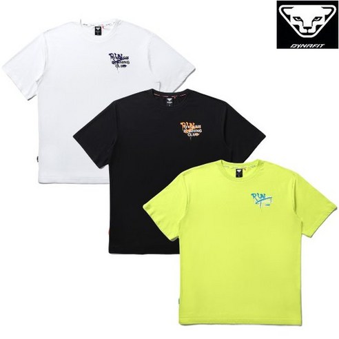 백화점 정품 다이나핏 남성 여성 공용 여름 CREATE (크리에이트) 라운드 오버핏 반팔 티셔츠 운동복 YUM21252