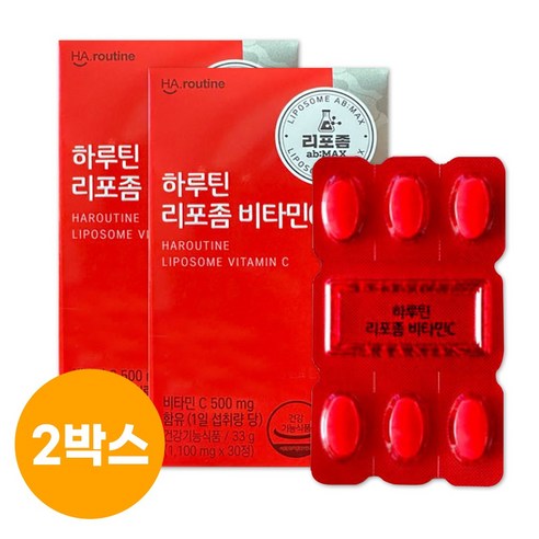 하루틴 리포좀 비타민C 1100mg, 30정, 2개