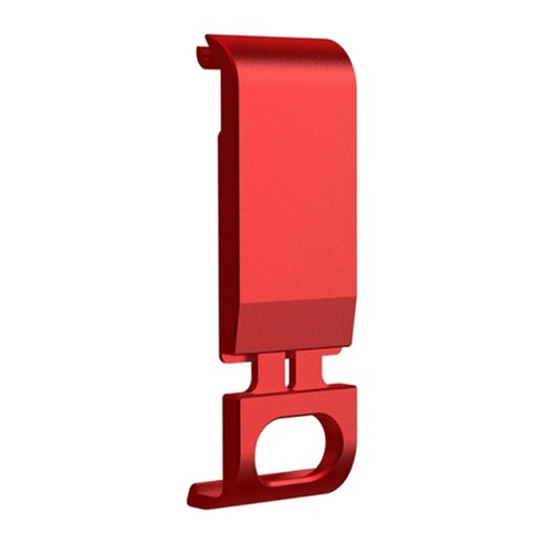 GoPro Hero9 카메라 용 충전 포트가있는 배터리 덮개 덮개, {"사이즈":"150x120x10mm"}, {"색상":"레드"}, {"수건소재":"알루미늄 합금"}