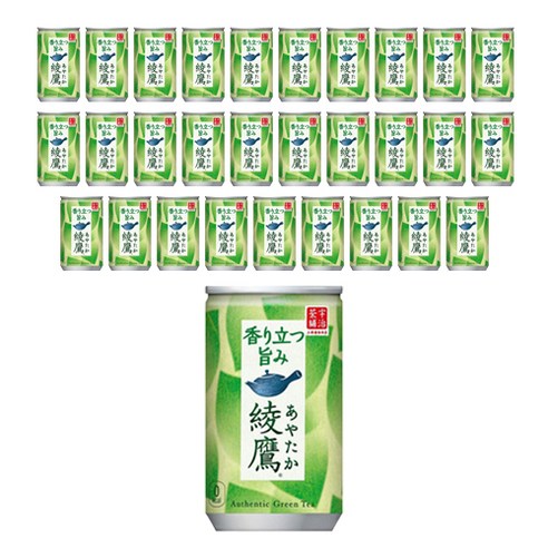 [백화점입점] 아야타카 녹차 캔 일본 티 음료 차 음료수 green tea, 30개, 160ml