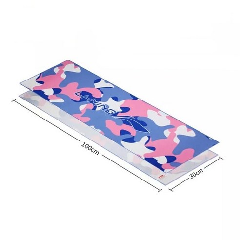 라이닝 스포츠 타월 30*100CM, 핑크 미스터리 가방