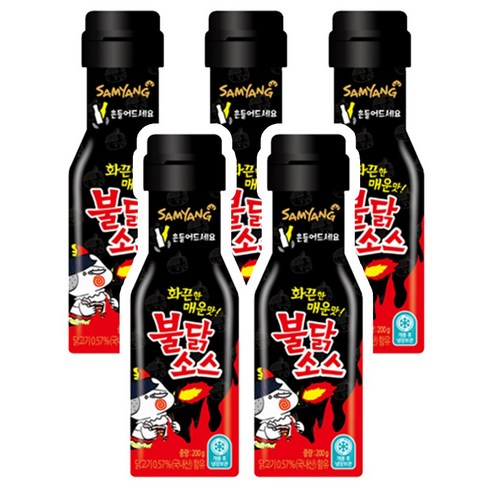 오뚜기 이금기 팬더 굴소스, 255g, 1개 장/소스/드레싱/식초 11 삼양 불닭소스 200g, 5개
