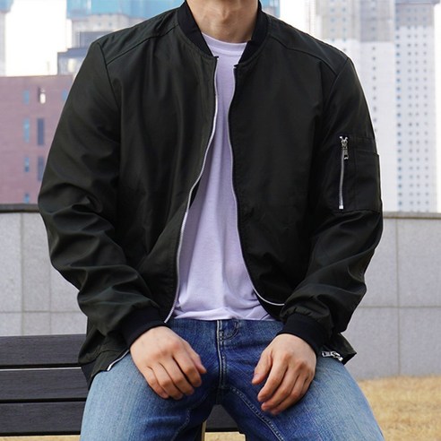 연예인항공점퍼 추천상품 미드디엔 항공 점퍼 블루종: 가을의 스타일에 날개를 달다 소개
