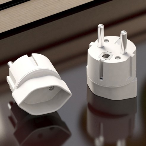 여행 필수품, 합리적 가격의 EU 플러그 변환 돼지코 어댑터