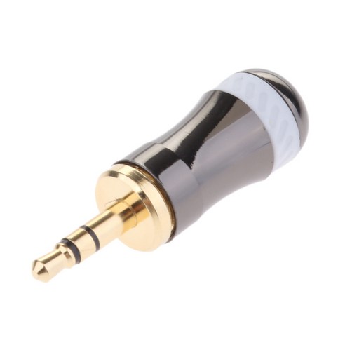 3Pole 1/8 '''' 3.5mm 남성 수리 헤드폰 잭 오디오 납땜 커넥터, 블랙, {"사이즈":"설명"}, {"수건소재":"설명"}
