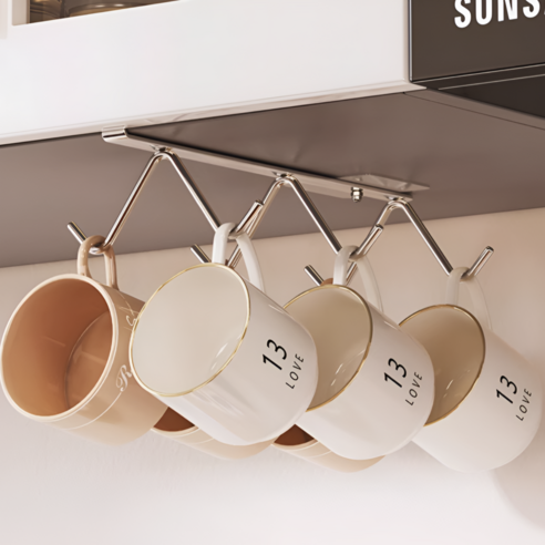 InLoop 무타공 컵걸이로 주방을 깔끔하게, 요리를 즐겁게!