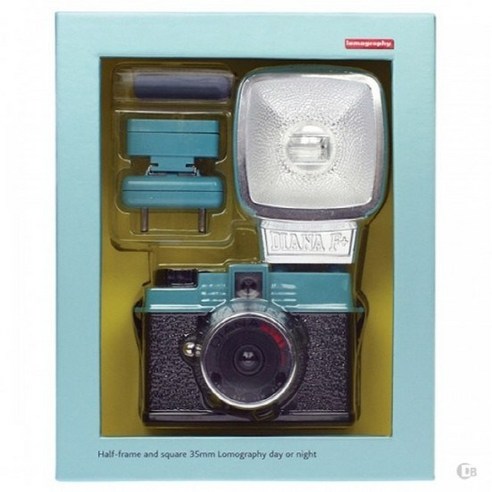 로모그래피 다이아나 미니 & 플래시 35mm 필카 필름카메라, 1개