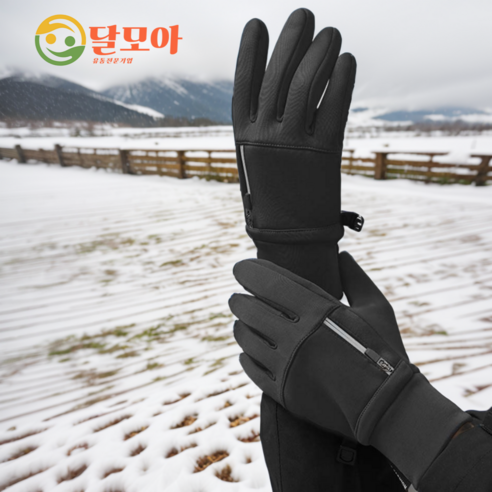 따뜻하고 스마트한 겨울을 위한 달모아 방한 장갑