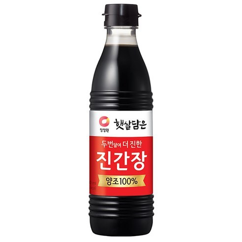 청정원 두번달여 더 진한 진간장, 500ml, 1개