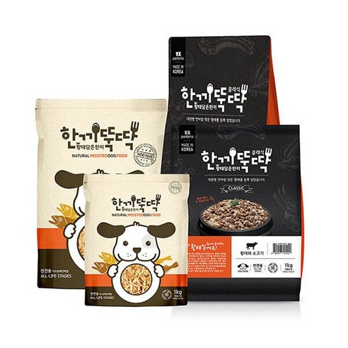 한끼뚝딱 1kg 2.4kg 애견 강아지사료 퍼스트메이트 – 02_클래식사료, 02_클래식사료 2.4kg, 연어 +사은품