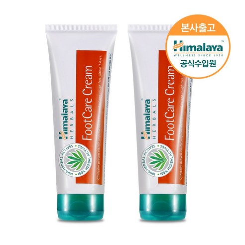 히말라야 풋케어크림 75g 1+1, 1개입, 2개