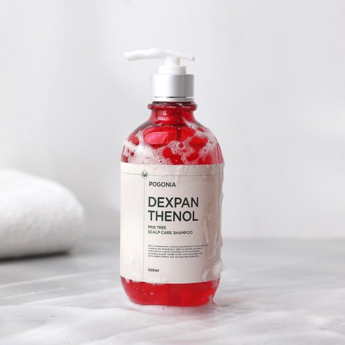 숲 속의 향기로 민감한 두피를 진정시키는 포고니아 덱스판테놀 파인트리 샴푸