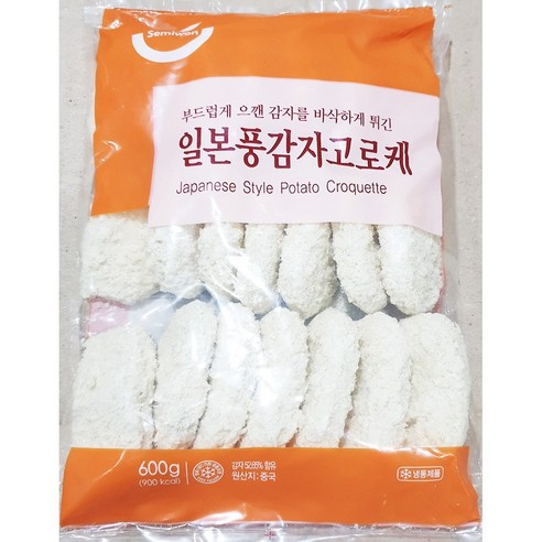 세미원푸드 일본풍 감자고로케 600g [ 30g x20개 ] 어린이간식 고로케, 상세페이지 참조, 20개