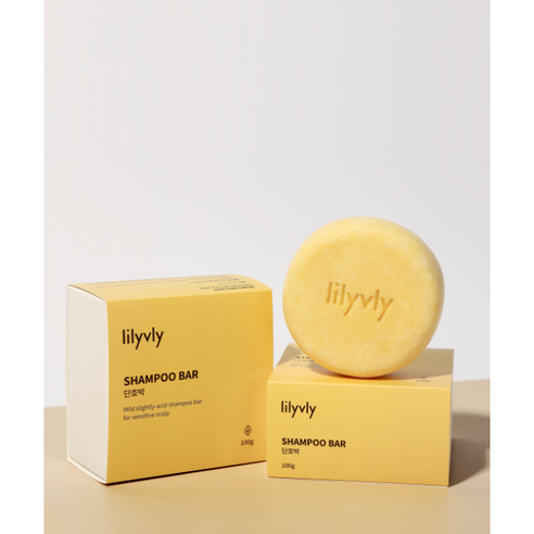 바이오셀렉 릴리블리 단호박 샴푸바 100g, 단호박 비누바 100g